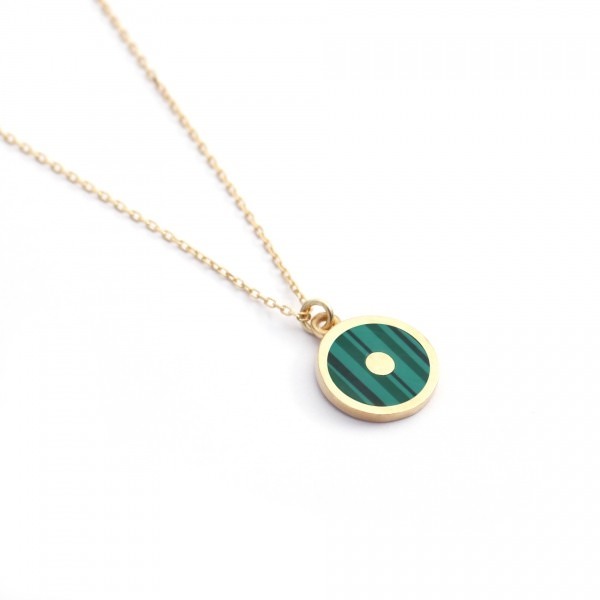 Astronomy Necklace - Sun (Power of Life) Malachite