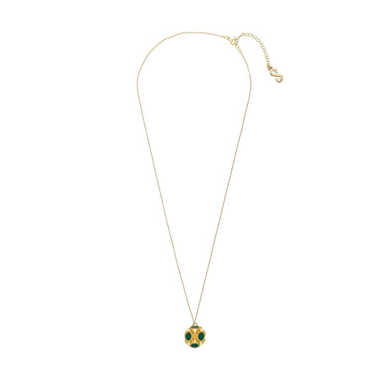 Orbis Necklace - Cahide (Green) Small Ball