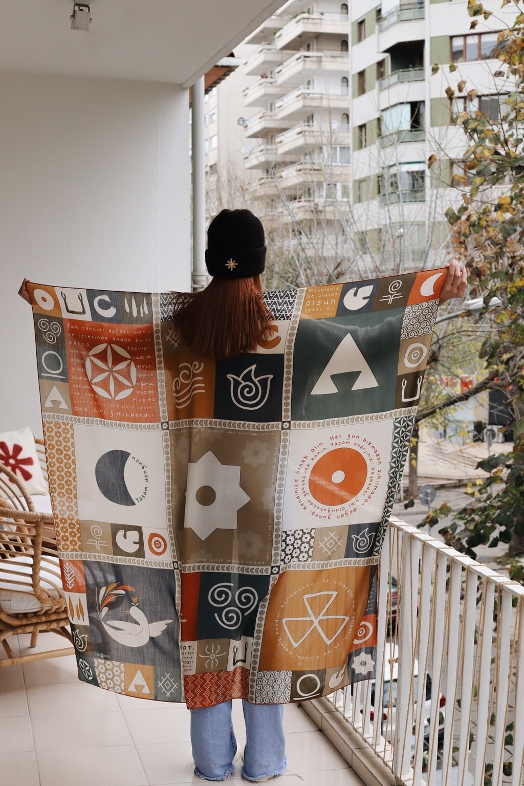 Talismanic Shawl - Wool (Extra Large)