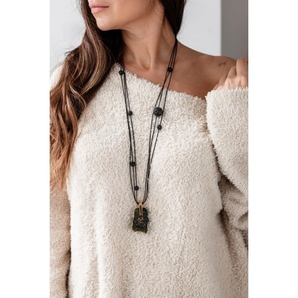 Theraphic necklace (Moldavite) – Healing