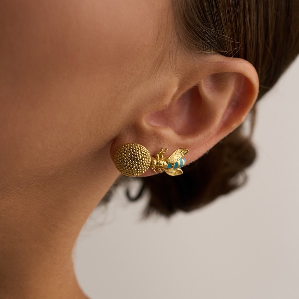 Pollen Earring - Gold