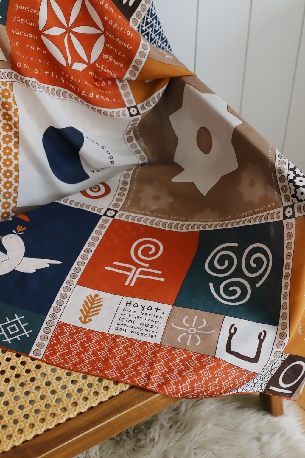 Talismanic Shawl - Silk (Medium)
