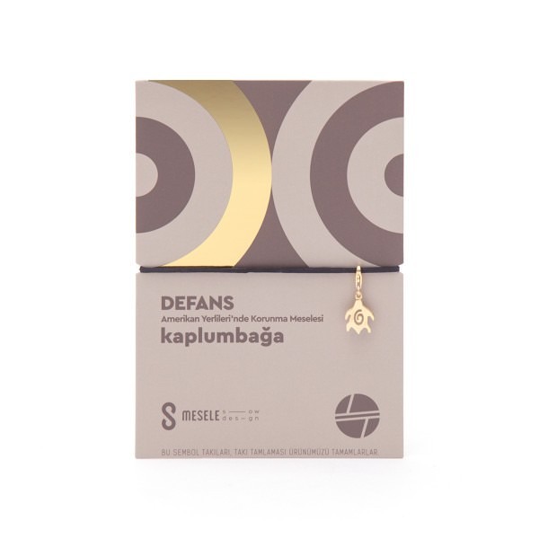 Global Charming - Turtle (Defense) - Yellow Gold