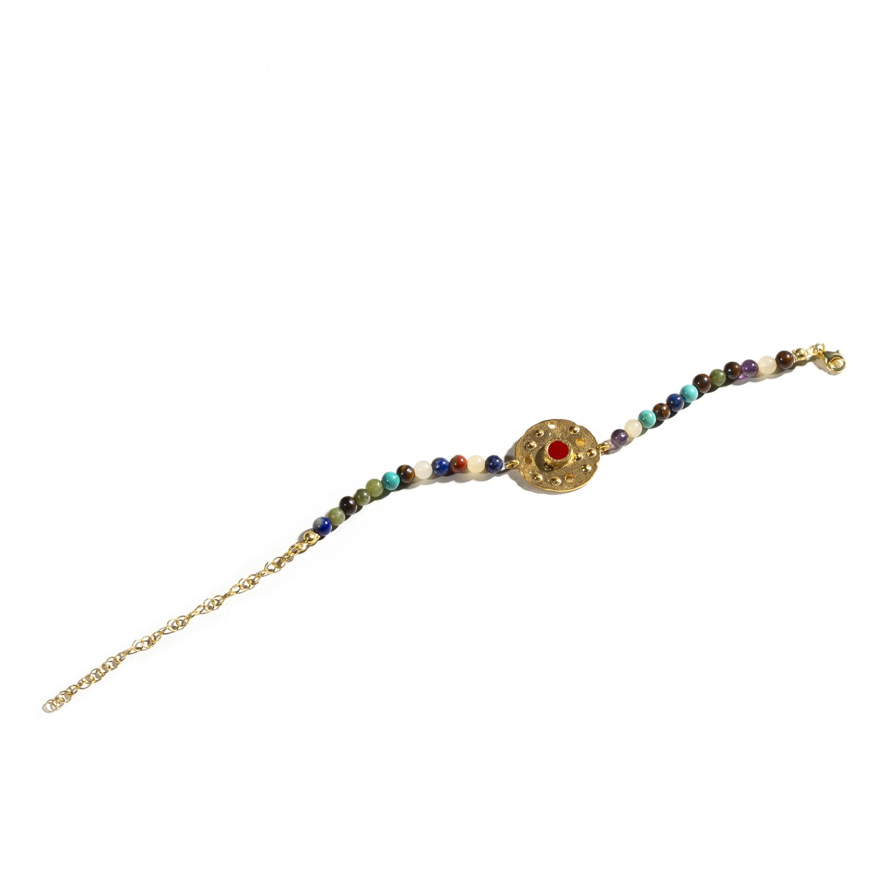 Orbis Enamel Bracelet- Eye (Chakra Agate)