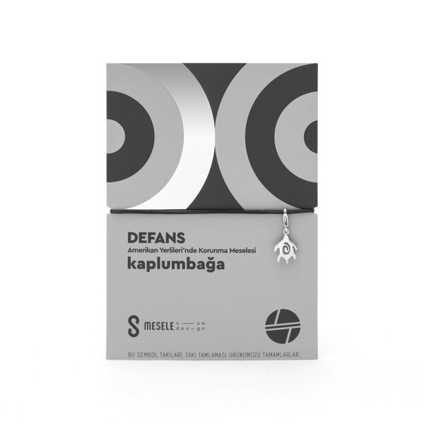 Takı Tamlaması - Kaplumbağa (Defans) - Beyaz Altın