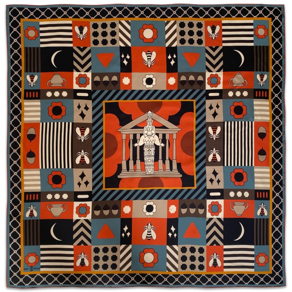 Artemis of Ephesus Shawl Silk - (Large)