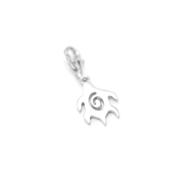 Global Charming - Turtle (Defense) - White Gold