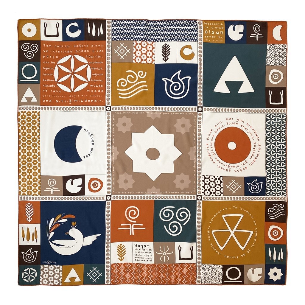 Talismanic Shawl - Silk (Medium)