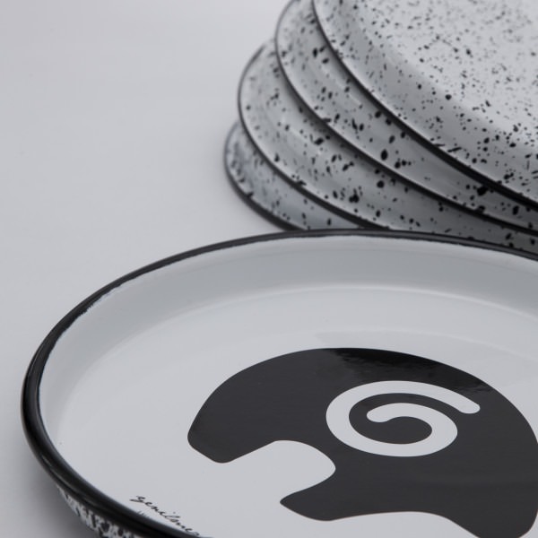 Enamel Round Tray - Bear (Invincibility)