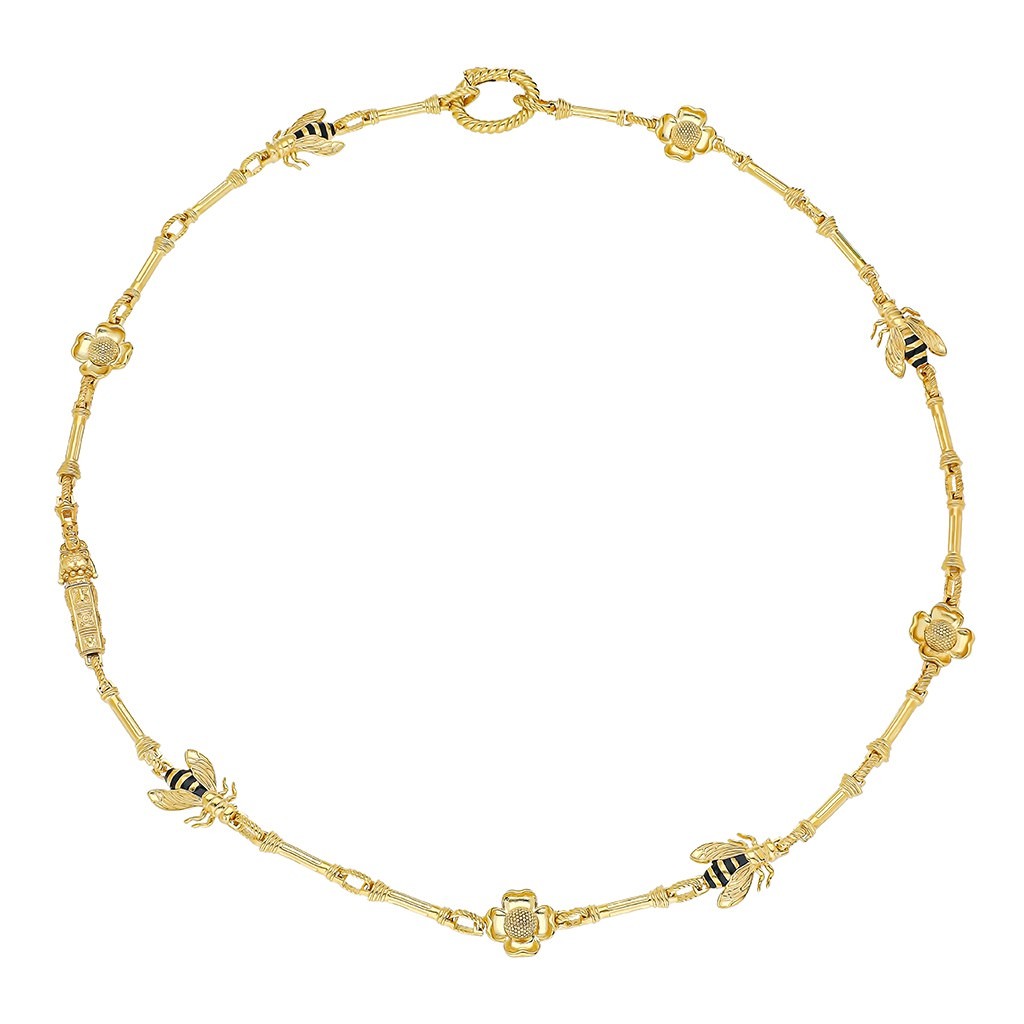Artemis, Bee and Flower Column Chain