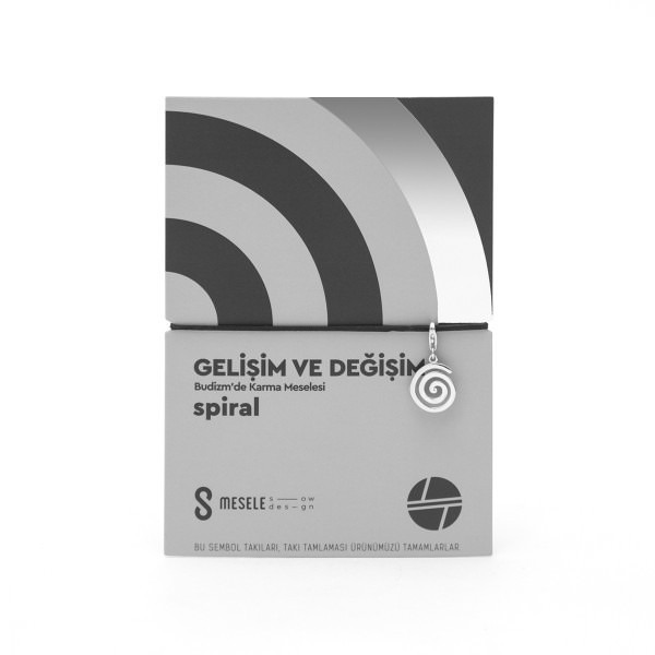 Takı Tamlaması - Spiral (Gelişim Ve Değişim) - Beyaz Altın