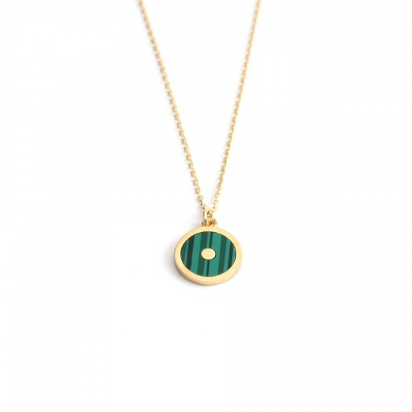 Astronomy Necklace - Sun (Power of Life) Malachite