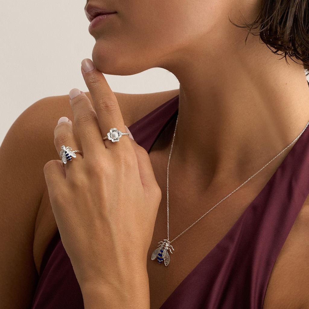 Flower Ring - Small - White