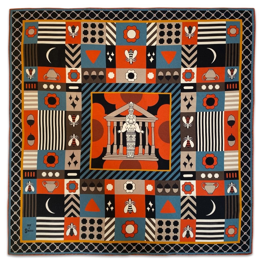 Artemis of Ephesus Shawl Silk - (Medium)