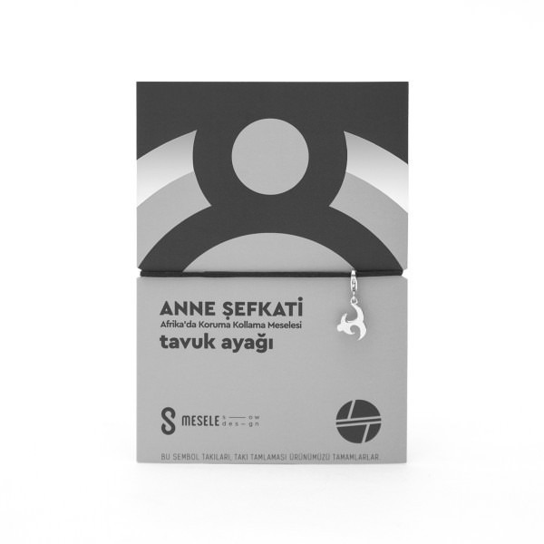 Takı Tamlaması - Tavuk Ayağı (Anne Şefkati) - Beyaz Altın