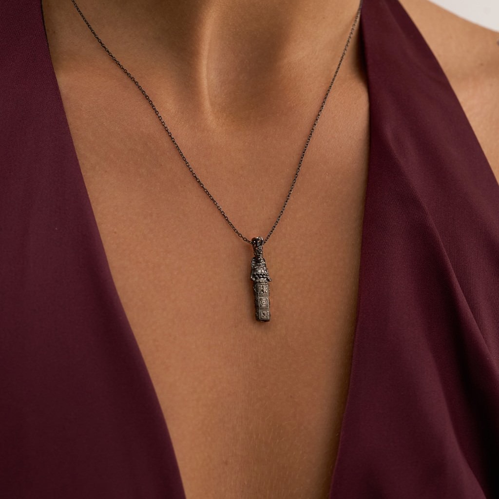 Artemis Necklace- Small (Rhodium)