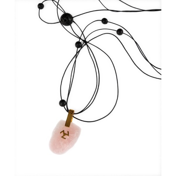 Theraphic Necklace (Strawberry Quartz) – Love