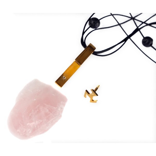 Theraphic Necklace (Strawberry Quartz) – Love