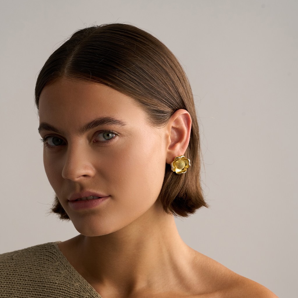 Flower Earring - Large