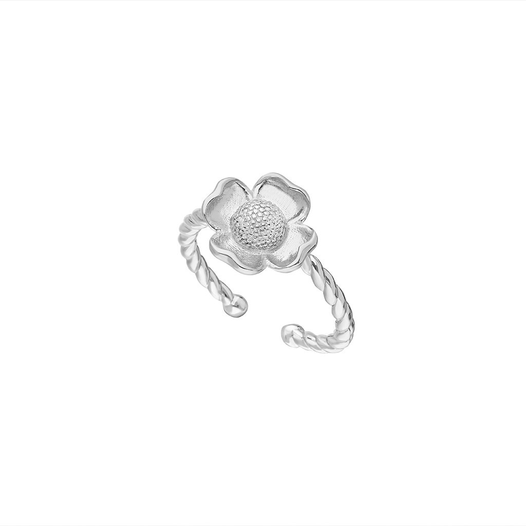 Flower Ring - Small - White