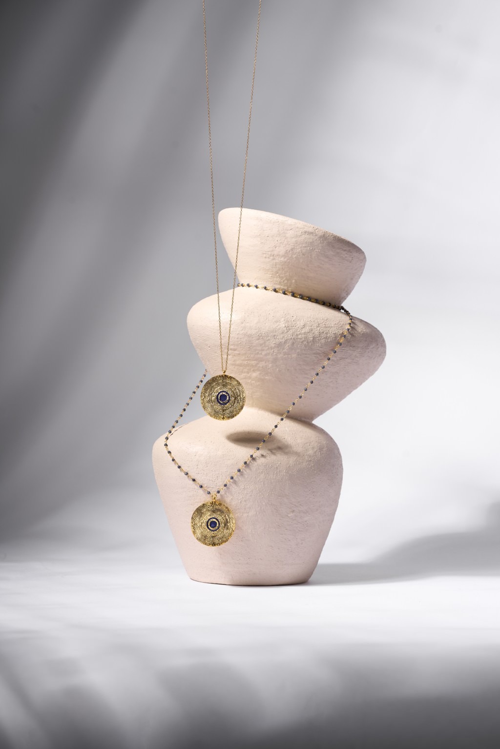 Orbis Necklace - Eye (Lapis Chain)