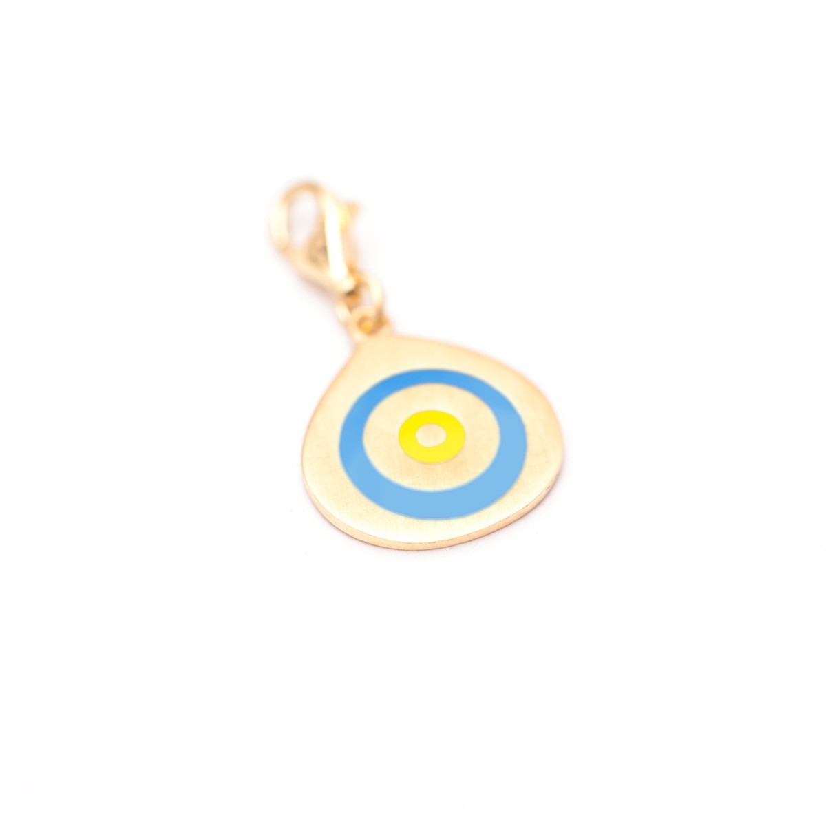 Global Charming - Evil Eye (Nazar) Yellow Eye - Yellow Gold