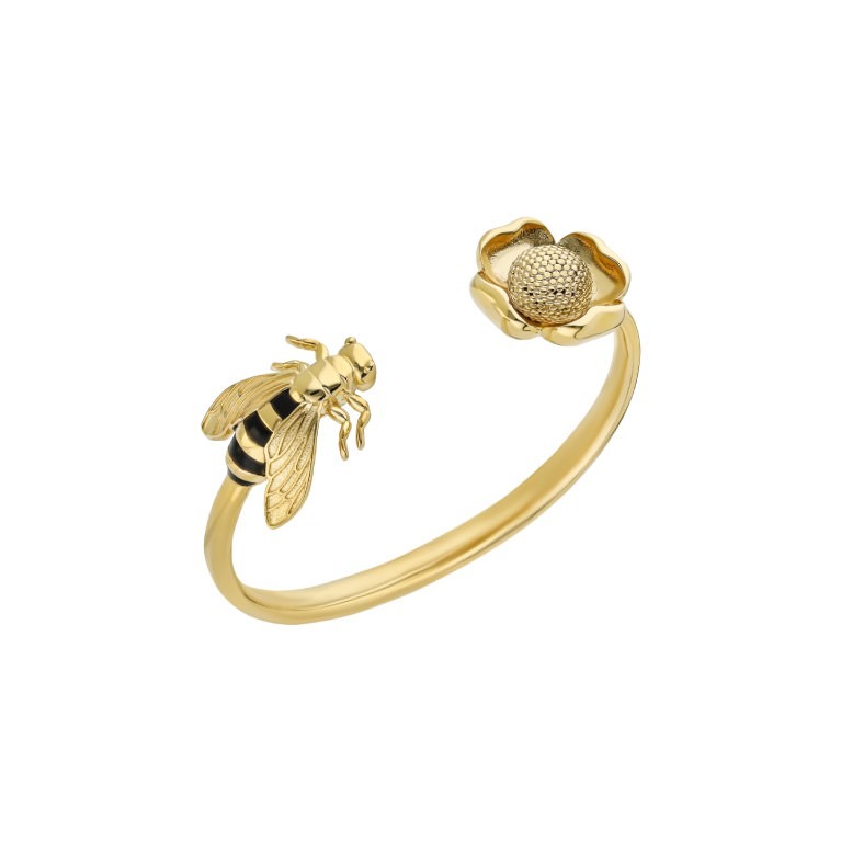 Bee Flies to the Flower Bracelet S/M