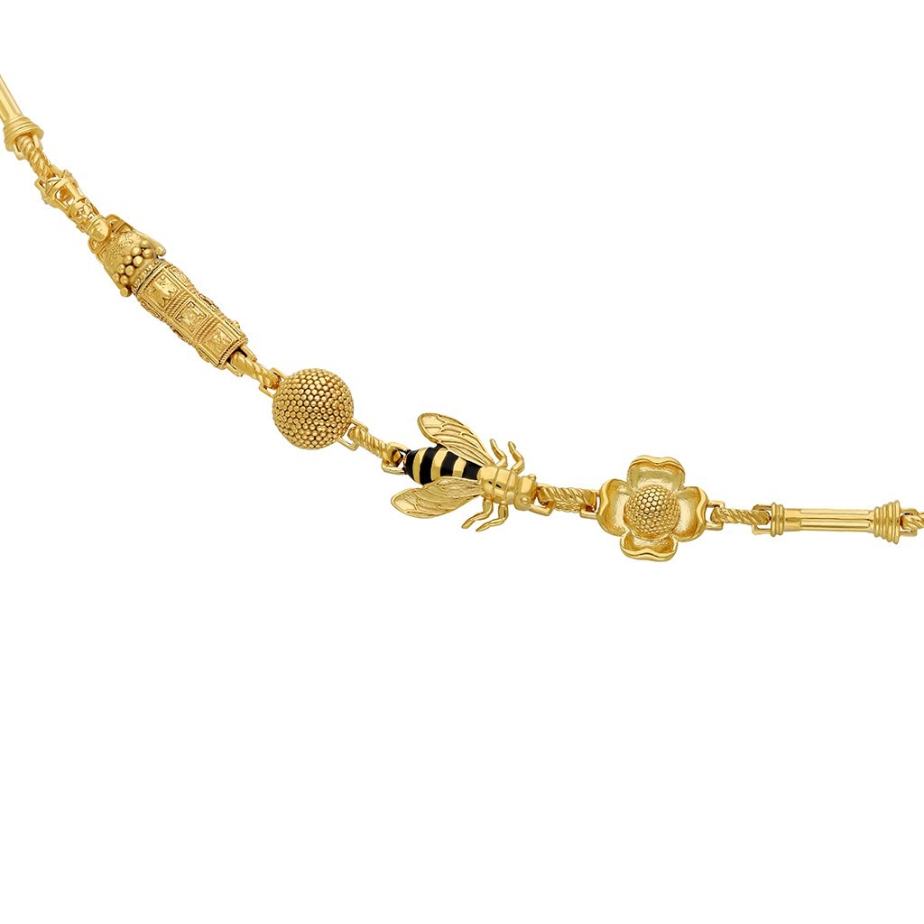 Artemis, Bee, and Flower Extended Column Chain