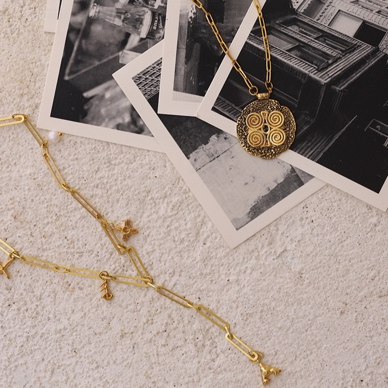Orbis Necklace - Ram's Horns