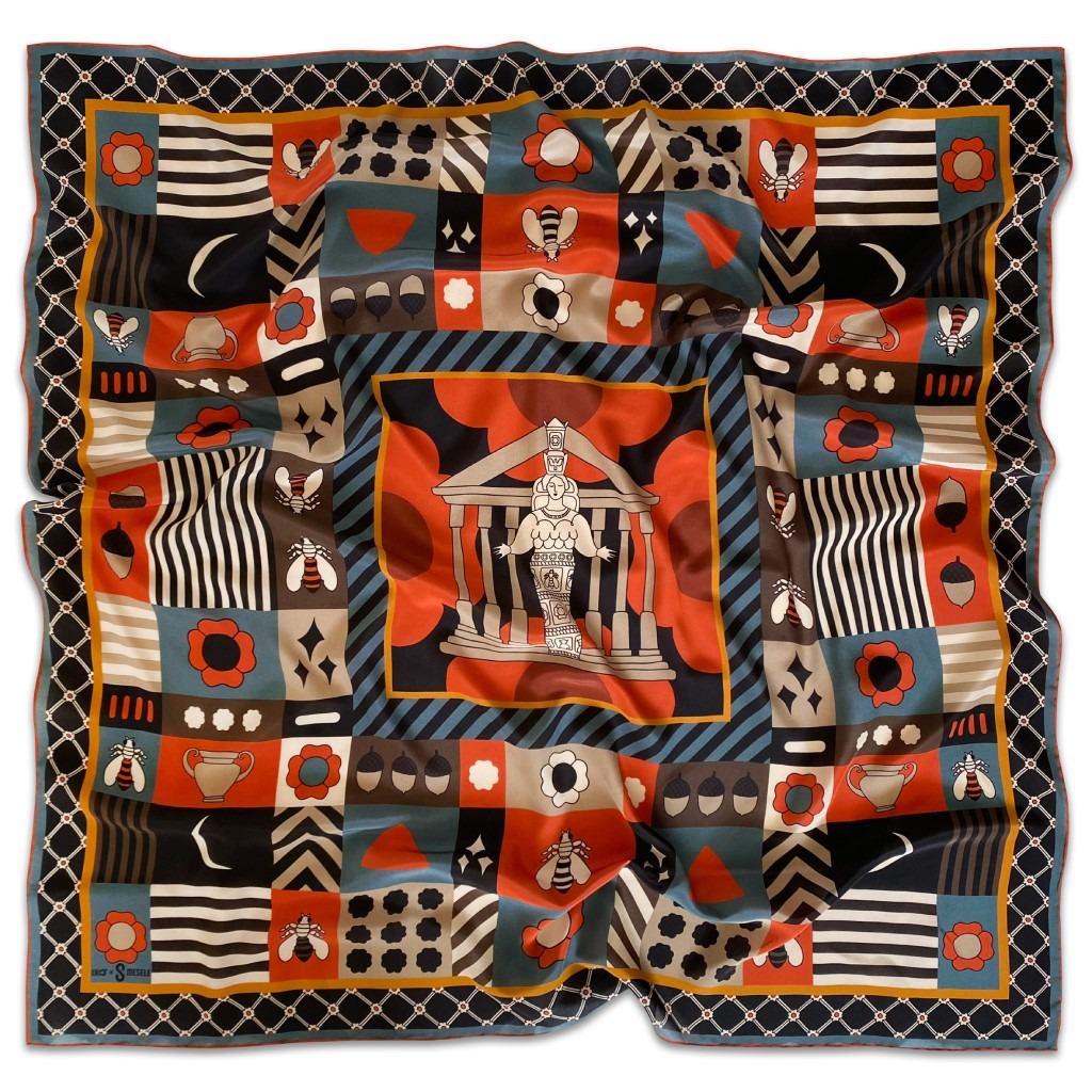 Artemis of Ephesus Shawl Silk - (Large)