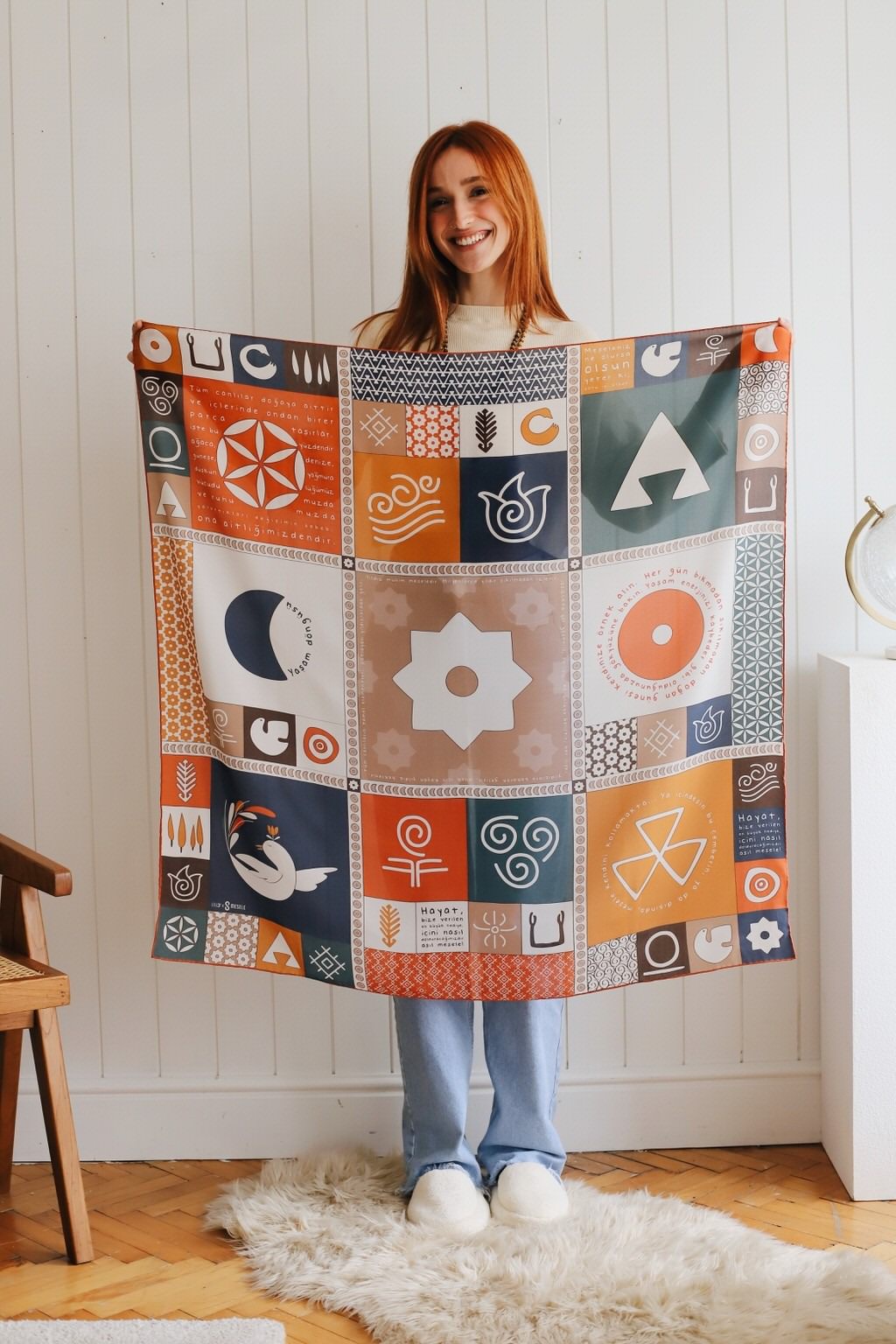 Talismanic Shawl - Silk (Large)